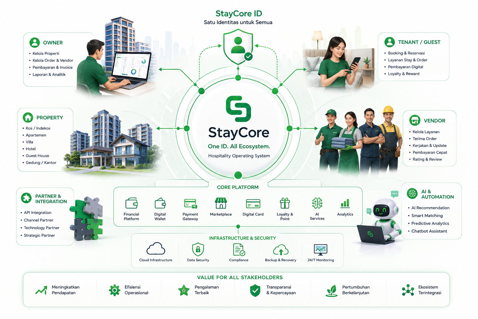 StayCore Business Ecosystem